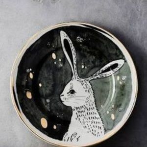 Anthropologie Moonlit Forest Plate